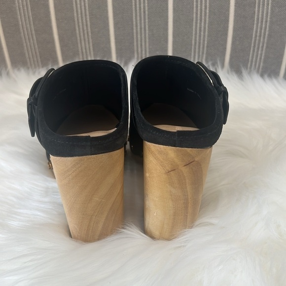 Veronica Beard Black and Tan Clogs - Picture 9 of 13